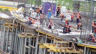 La construcción vuelve a crecer a dos dígitos en julio, según el INEI