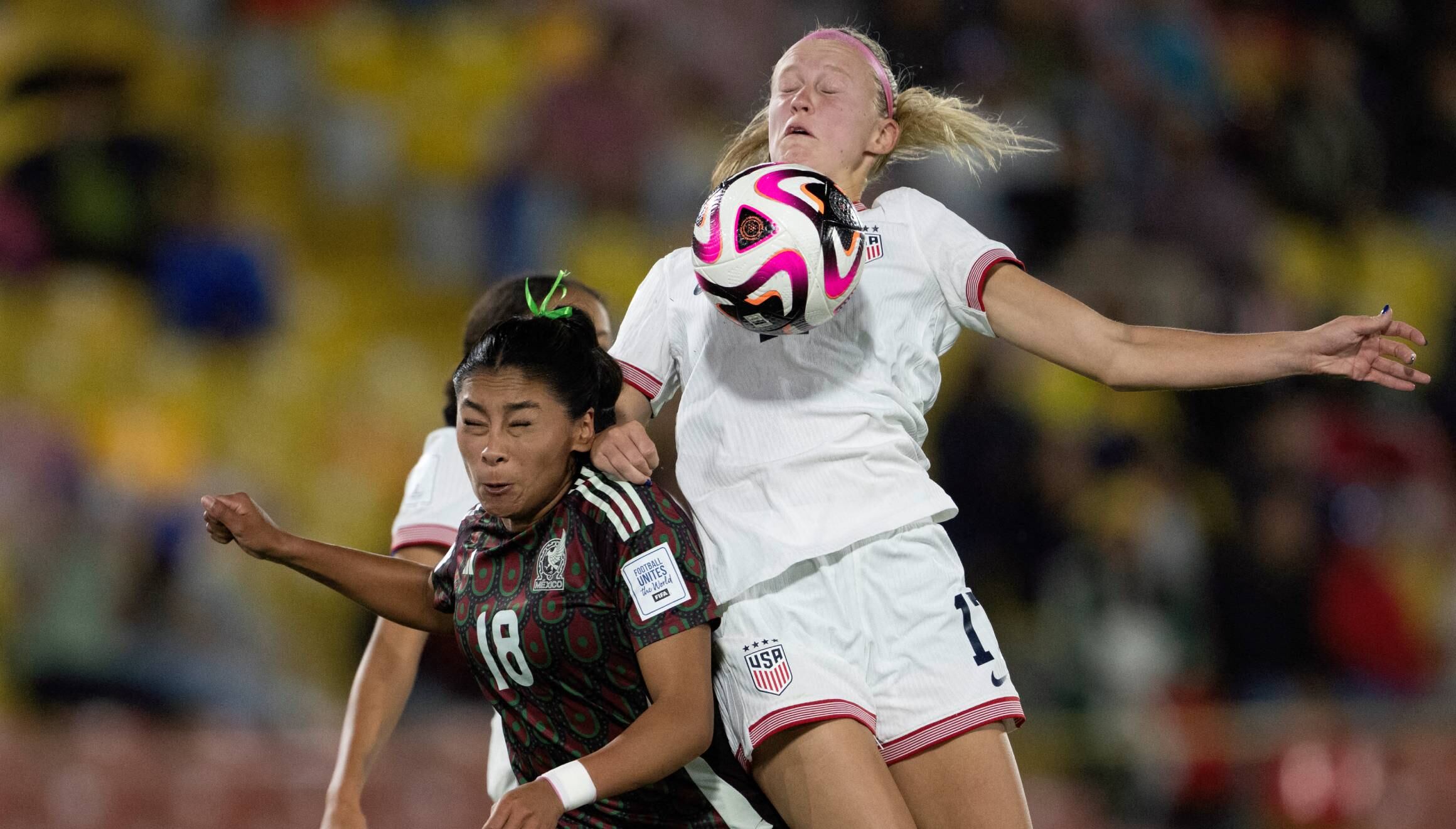 México y Estados Unidos ofrecieron uno de los mejores partidos del Mundial de Fútbol Femenino Sub-20. (Foto: Luis ACOSTA / AFP)