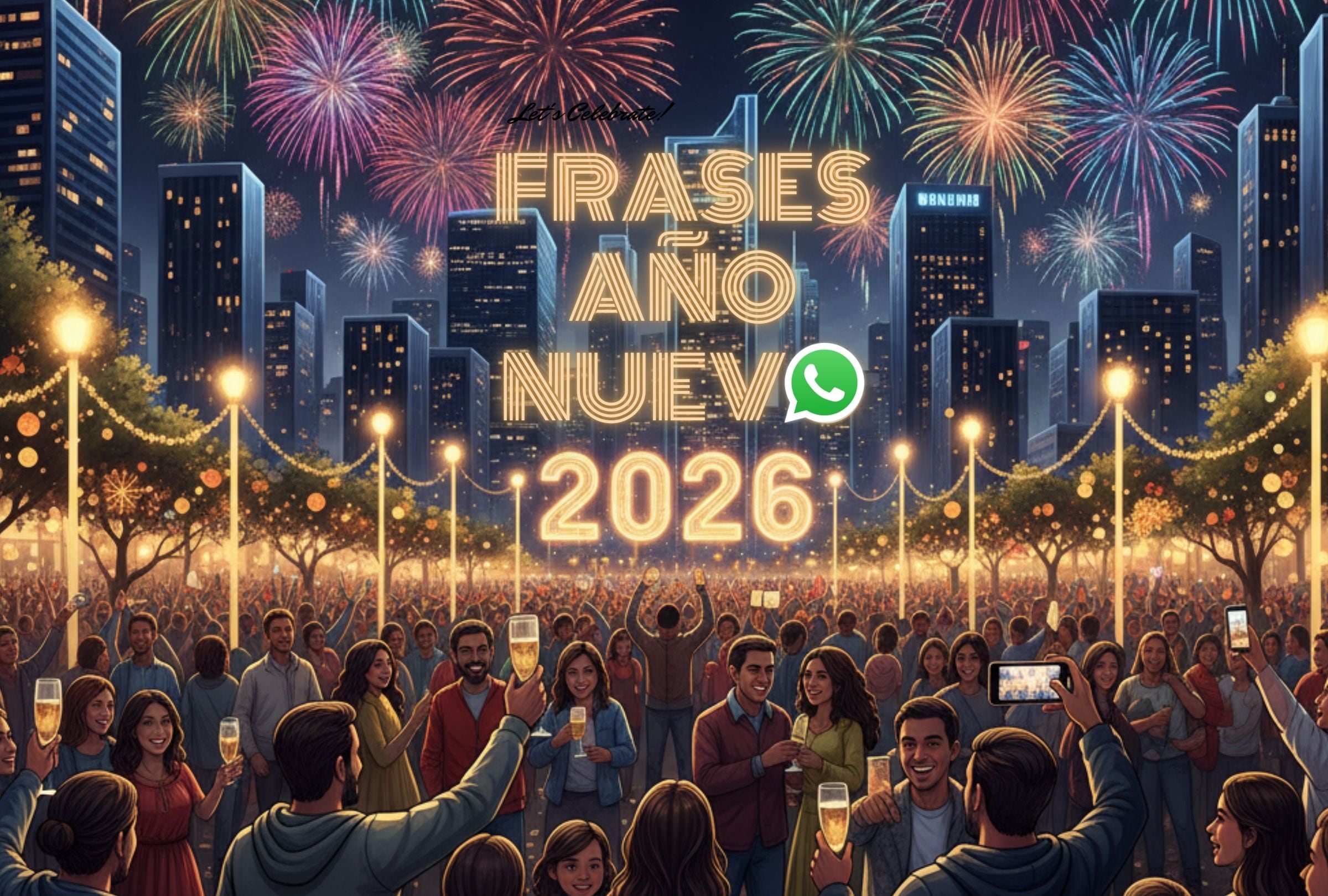 ESTADOS UNIDOS, 31/12/2025.- Te deseo un año de ojos brillantes y diversión burbujeante. ¡Feliz Año Nuevo, monada! FOTO DE PERPLEXITY AI CREADA POR NOÉ YACTAYO PARA MAG DE EL COMERCIO