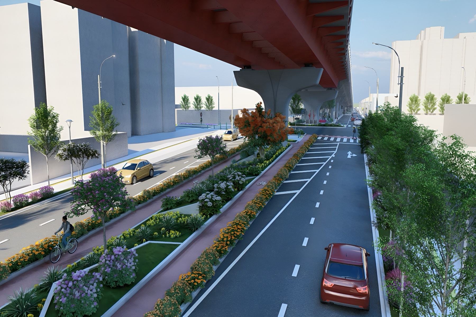 Imagen conceptual de la Vía Expresa Santa Rosa. | Foto: Andina