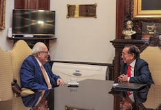 Julio Velarde se reunió con el presidente José Balcázar