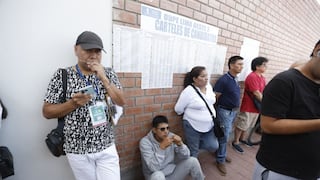 ONPE: fueron 52,261 peruanos los que no pudieron votar este domingo