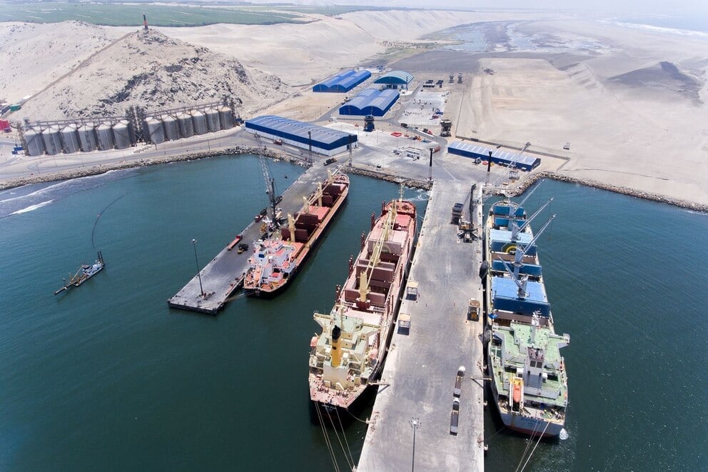 El nuevo terminal atenderá principalmente embarques de concentrados de hierro y cobre procedentes de la mina Pampa de Pongo. Foto: Contraloría.