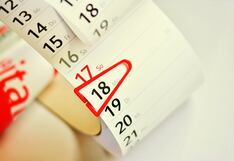 El calendario de días no laborables del 2023 y 2024 en Perú