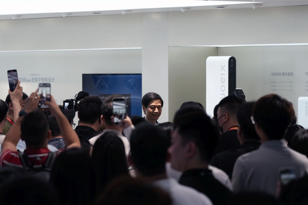 Lei Jun de Xiaomi asiste al Salón del Automóvil de Pekín en abril. Fotógrafo: Qilai Shen/Bloomberg