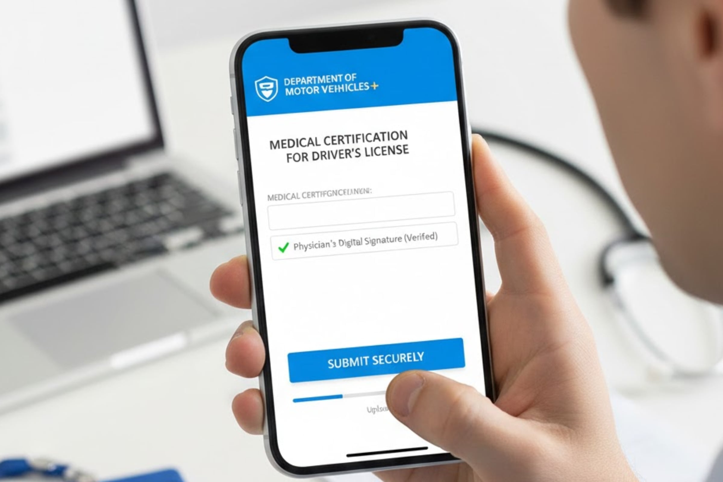 Ahora, cualquier proceso de certificación médica se realizará de manera digital, según el DOT. (Crédito: Imagen referencial creada por El Comercio MAG usando la IA de Gemini)
