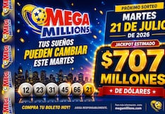 Números ganadores del Mega Millions del 21 de julio 2026: mira los resultados del sorteo con jackpot de $707 millones en EE.UU.
