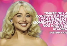 Cita del día de Sabrina Carpenter, cantante: “Parte de la vida consiste en tomarse con ligereza esos momentos que tal vez nos hagan sentir incómodos”