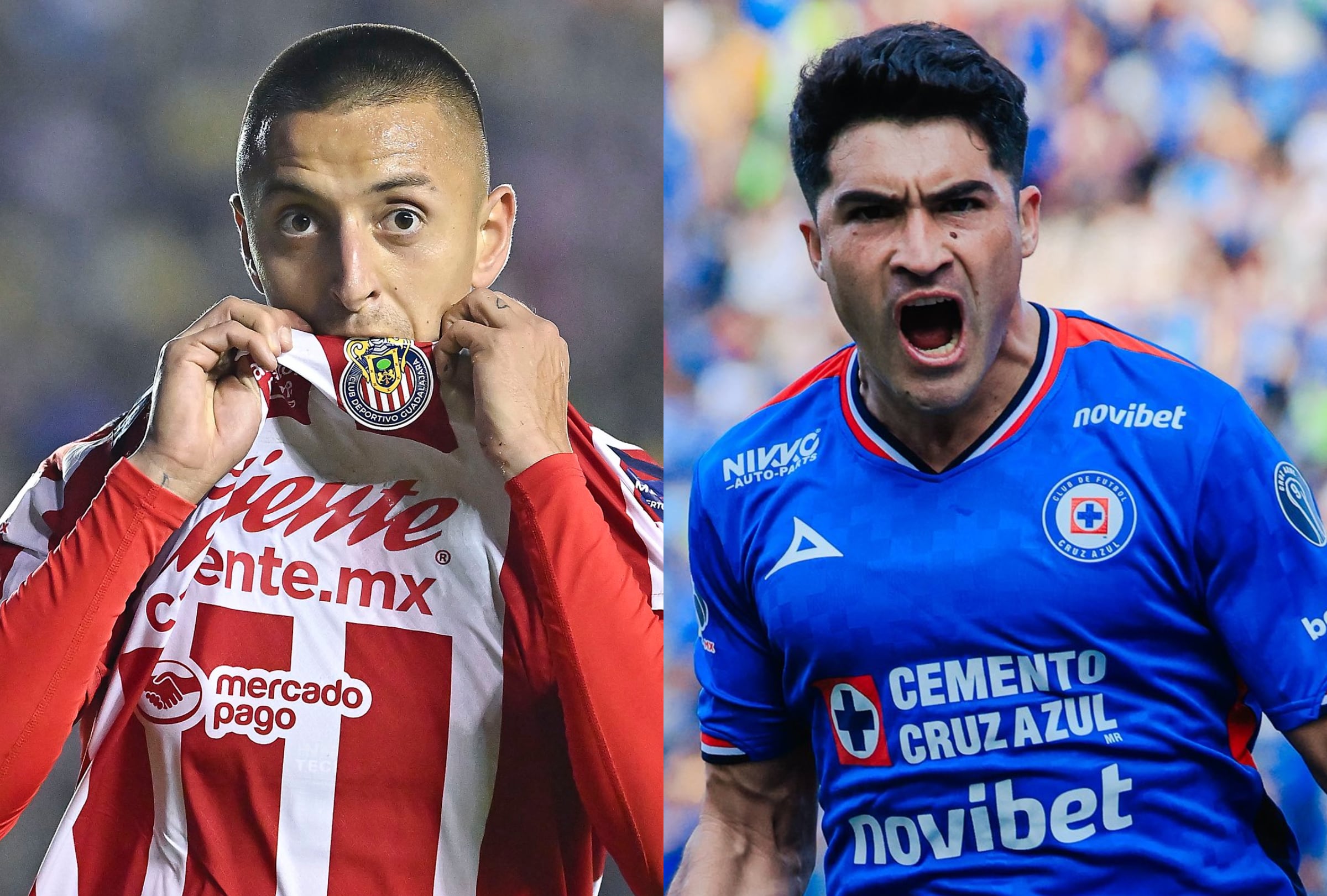 Cruz Azul vs Chivas se enfrentan en la Jornada 7 del Clausura 2026 de la Liga MX (Foto: Composición MAG / @Chivas / @CruzAzul)