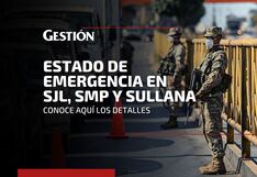Estado de emergencia en SJL, SMP y Sullana: ¿Qué implica la medida y cuáles son las restricciones?