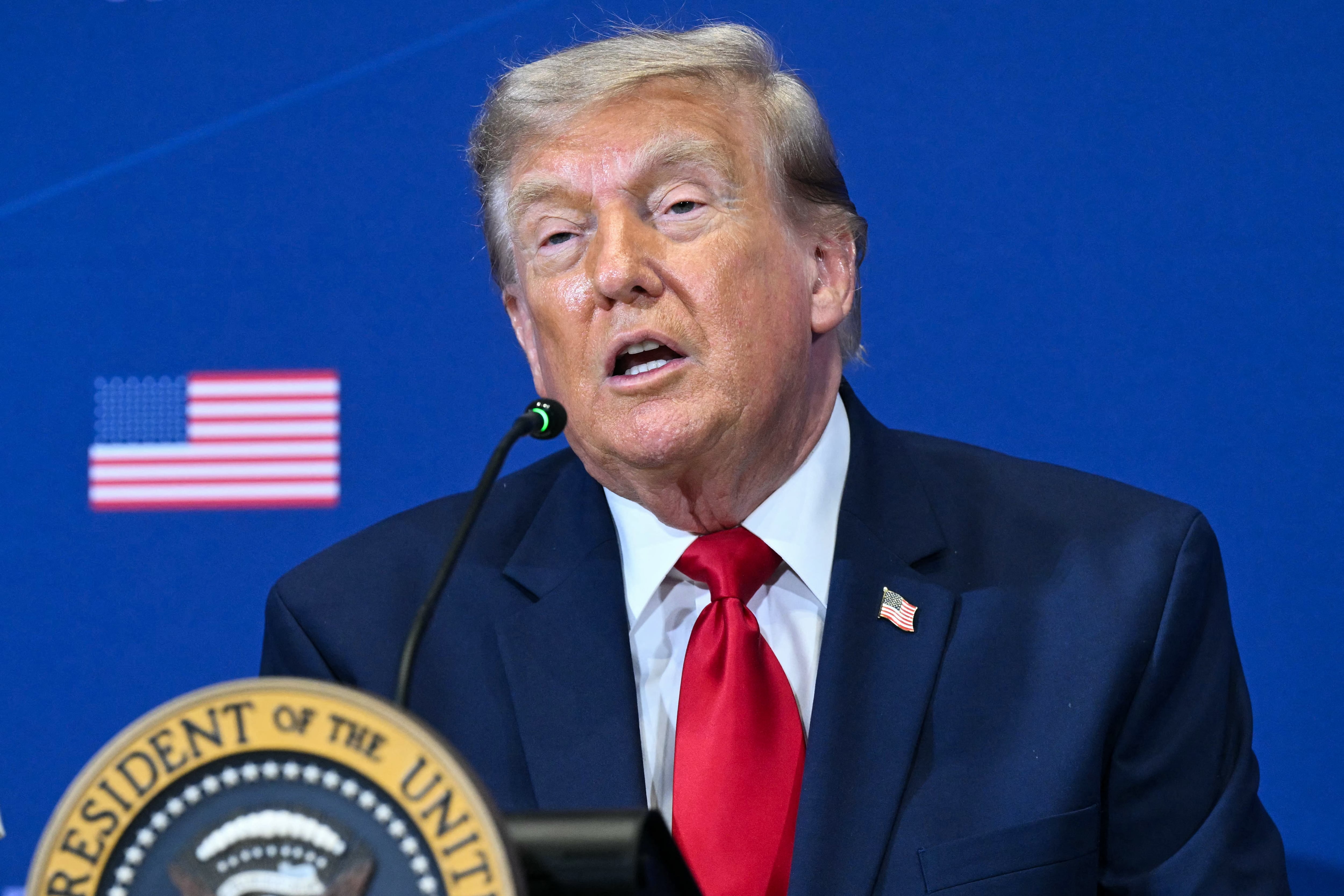 El presidente estadounidense Donald Trump. (Foto de SAUL LOEB / AFP).