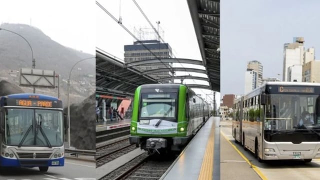 Año Nuevo: ¿cuáles son los horarios del Metropolitano, Metro de Lima y corredores?