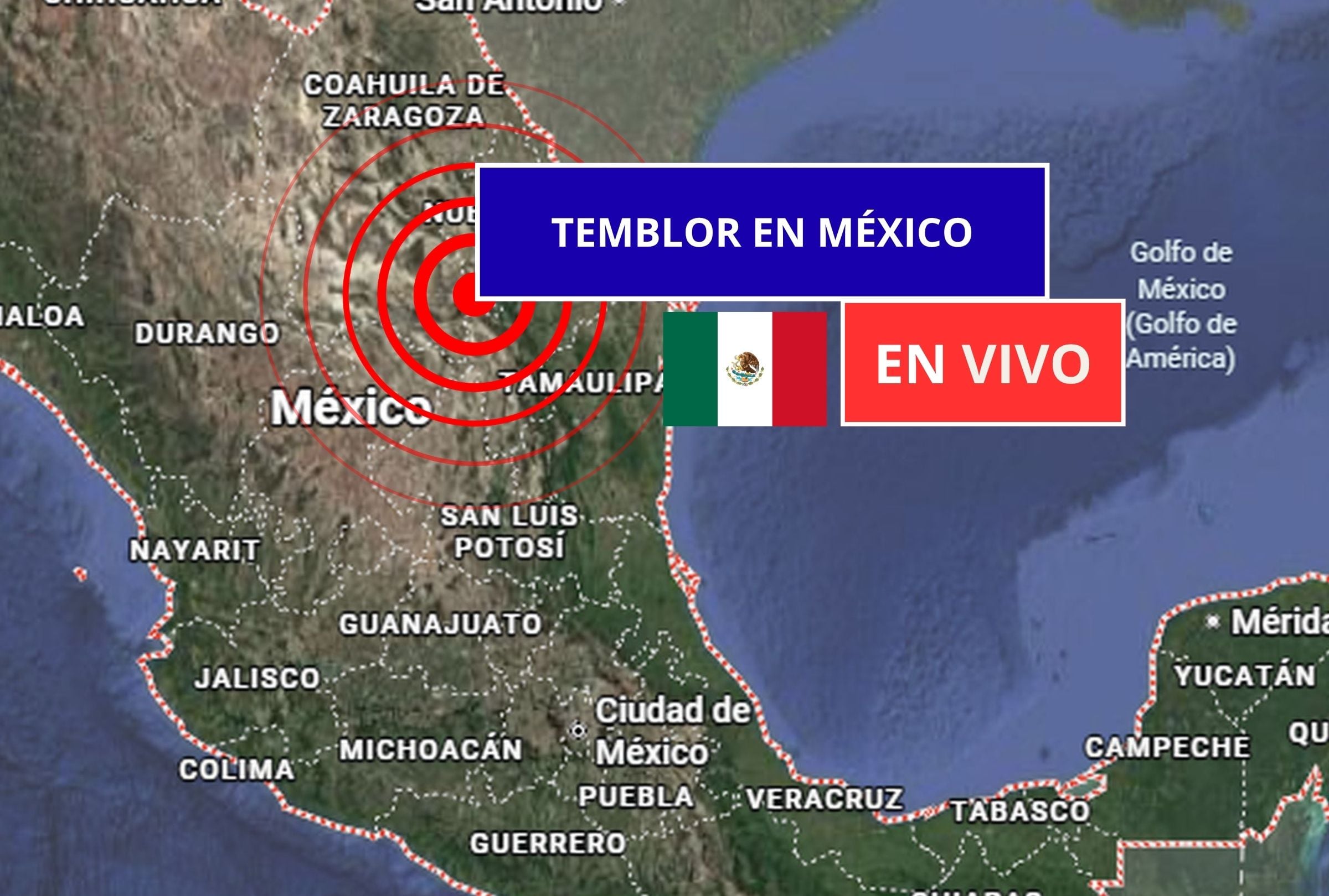 Sigue el reporte oficial del Servicio Sismológico Nacional (SSN) sobre los últimos temblores registrados en México hoy, sábado 11 de abril de 2026. (Imagen creada con foto de Google Maps para Gestión Mix)