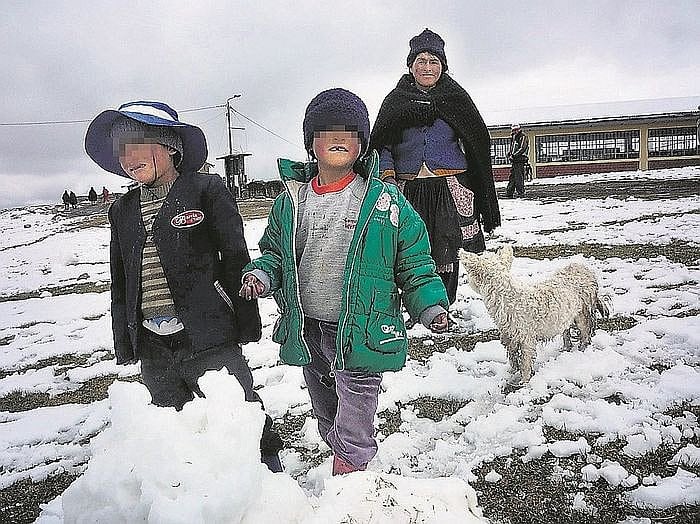 Senamhi alerta caída de nevadas en algunas provincias del sur andino. Foto: difusión GEC