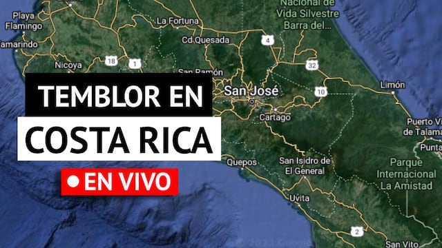 Temblor en Costa Rica hoy, 4 de enero: reporte de sismicidad en vivo, vía RSN