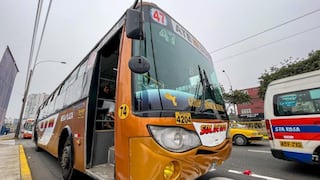 MTC amplía vigencia de unidades de transporte público en Lima y Callao y aprueba nuevo cronograma