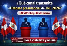 ▷ Canales de TV que transmiten el debate presidencial del JNE 2026 EN VIVO hoy, 30 de marzo