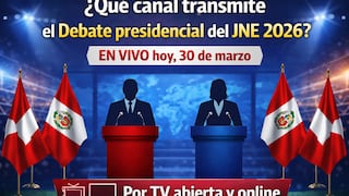 ▷ Canales de TV que transmiten el debate presidencial del JNE 2026 EN VIVO hoy, 30 de marzo