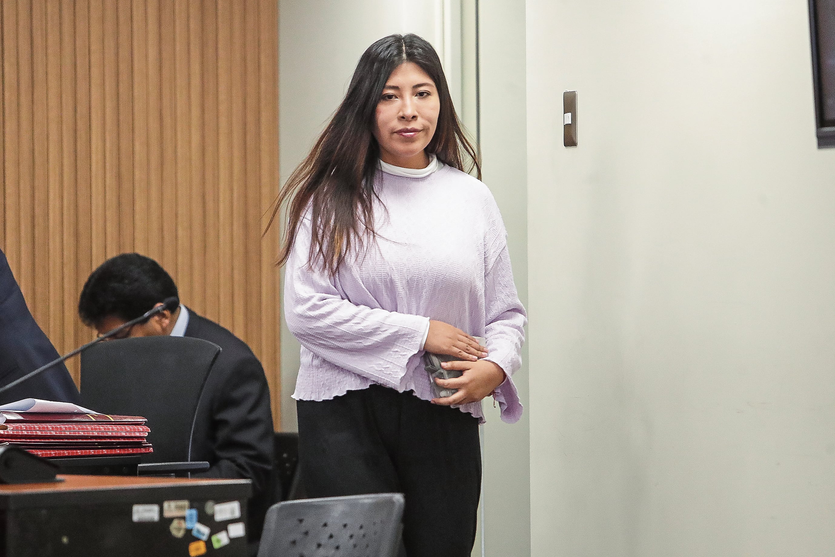 Betssy Chávez permanece en la Embajada de México en Lima mientras continúa el impasse diplomático. Foto: Julio Reaño/@photo.gec