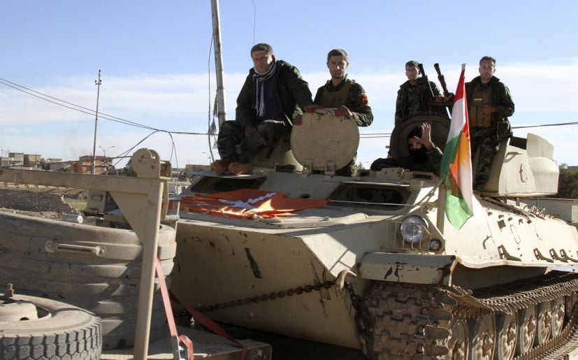 Mlicianos kurdos que enfrentan al ISIS en Irak (Foto: EFE)