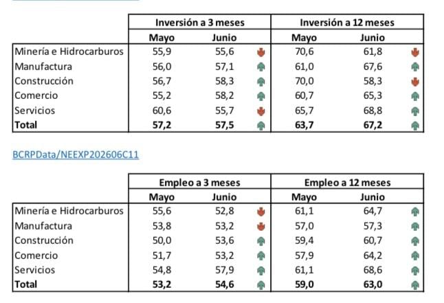 Las expectativas de inversión mejoraron para construccion, manufactura y comercio, pero se deterioraron para los rubros de servicios y minería e hidrocarburos. Imagen: BCRP