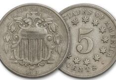 Las monedas de 5 centavos que pueden valer hasta 4,200 dólares