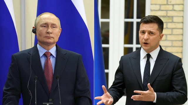 Macron y Scholz piden a Putin “negociaciones directas y serias” con Zelenski