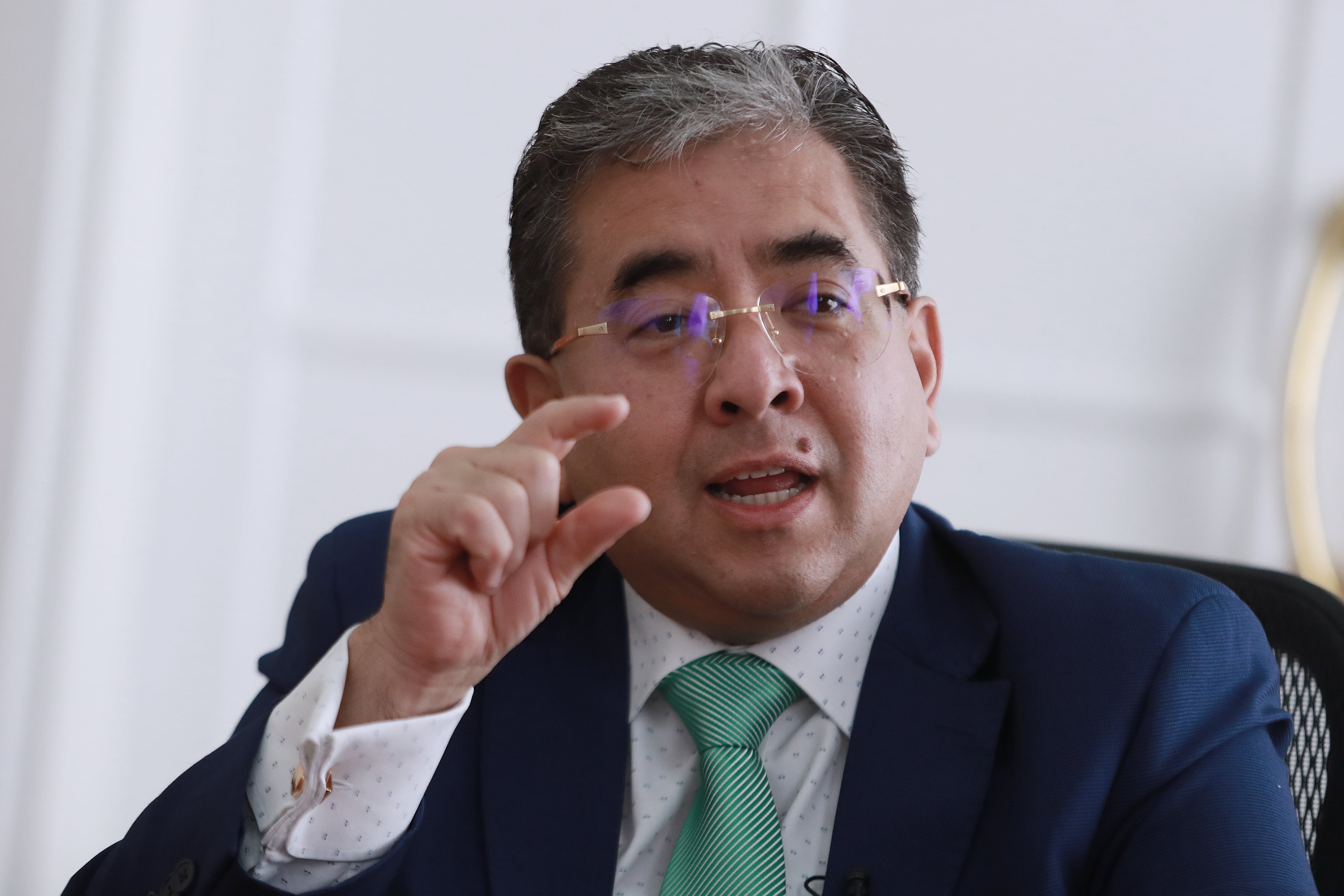 Nelson Shack dijo que se instaló una comisión para investigar la contratación de la cuñada del presidente del Congreso, Alejandro Soto. FOTOS: ALESSANDRO CURRARINO / EL COMERCIO