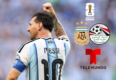 Telemundo Deportes Ahora EN VIVO GRATIS — ver partido Argentina vs. Egipto por TV abierta y Online en Estados Unidos