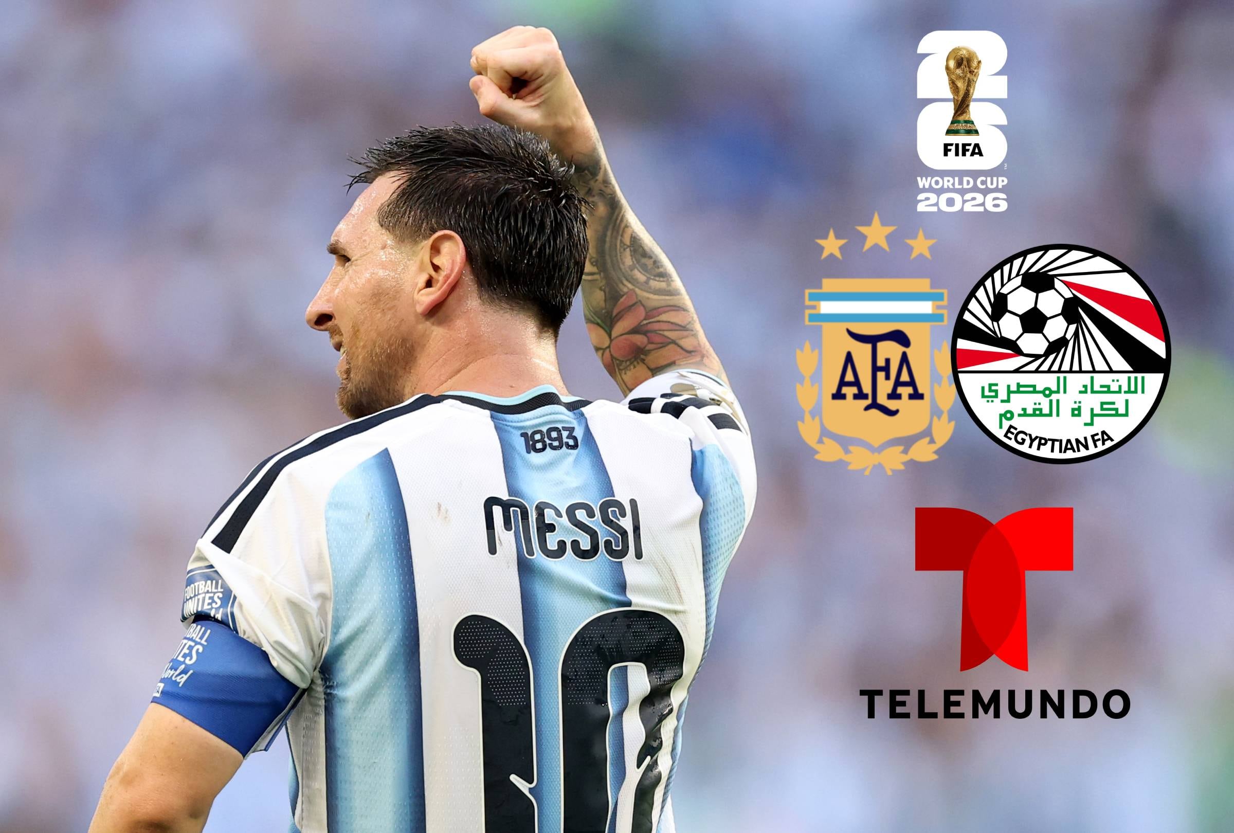 ATLANTA, GEORGIA, (ESTADOS UNIDOS), 07/07/2026.- Telemundo Deportes EN VIVO ver el partido de Argentina vs. Egipto con Lionel Messi hoy por los octavos de final del Mundial 2026, desde Mercedes-Benz Stadium, Atlanta, Georgia, Estados Unidos. FOTO: Cortesía de la Selección Argentina