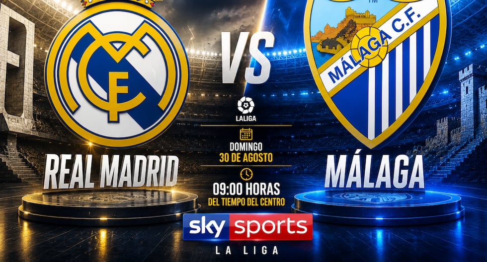 SKY Sports EN VIVO — cómo mirar partido Real Madrid vs. Málaga por TV y Online en México