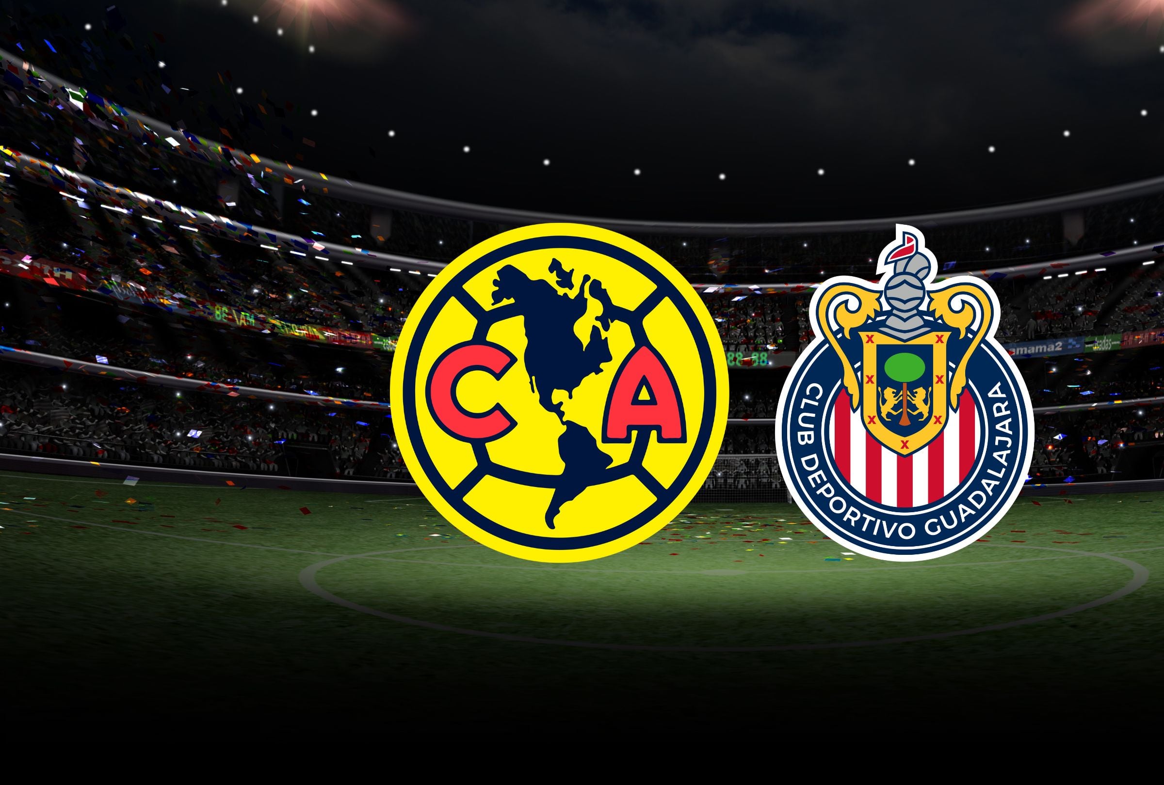 El partido Club América vs. Chivas de Guadalajara por el Clausura de la Liga MX 2026 ha generado mucha expectativa entre los amantes del fútbol. (Foto: Composición Gestión Mix)