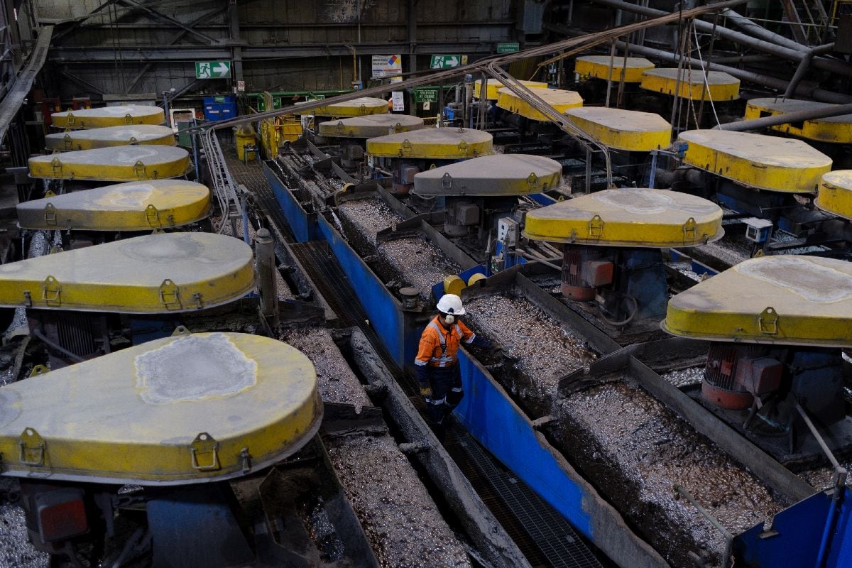La planta de procesamiento de minerales Sinchi Wayra Don Diego, cerca de Potosí. Fotógrafo: Manuel Seoane/Bloomberg.