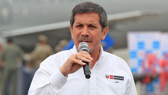Jorge Chávez, ministro de Defensa, comentó sobre la interdicción a aeronaves ilegales en Perú. (Foto: Andina)