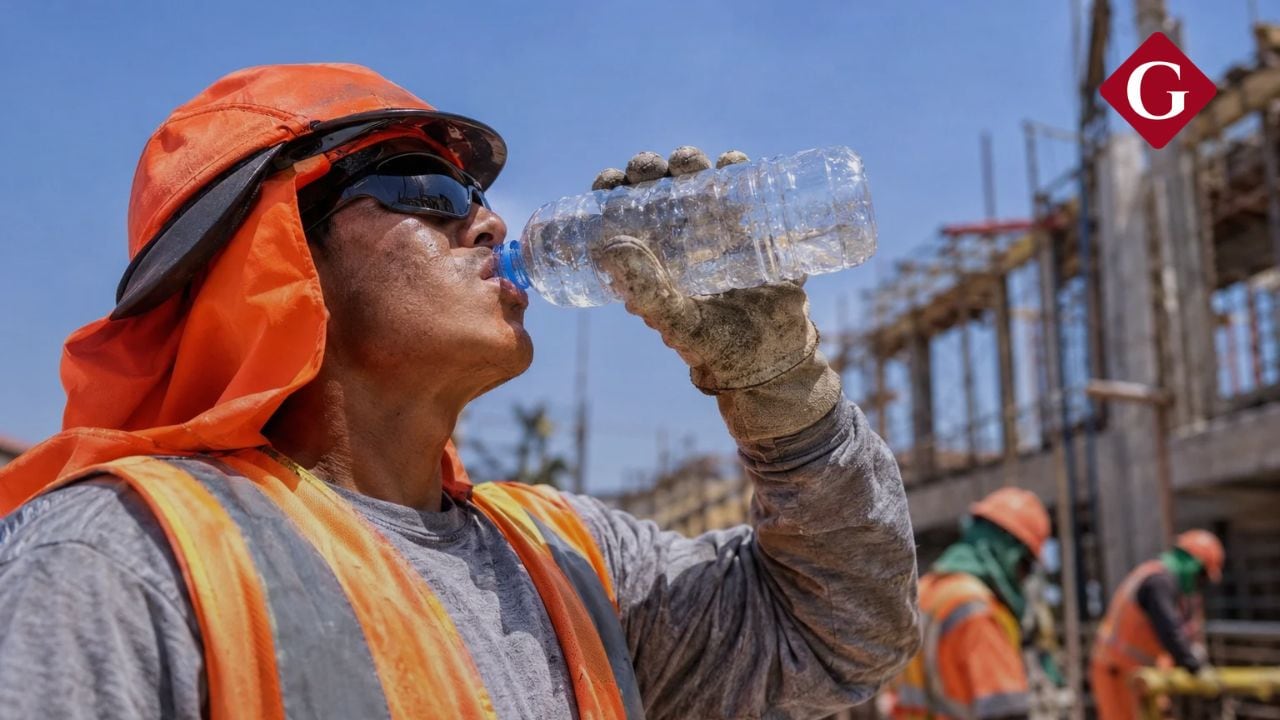 El calor extremo, más en tiempos de El Niño, puede afectar la concentración, incrementar los errores y accidentes y reducir el rendimiento de los trabajadores, según especialistas. Composición: Gestión