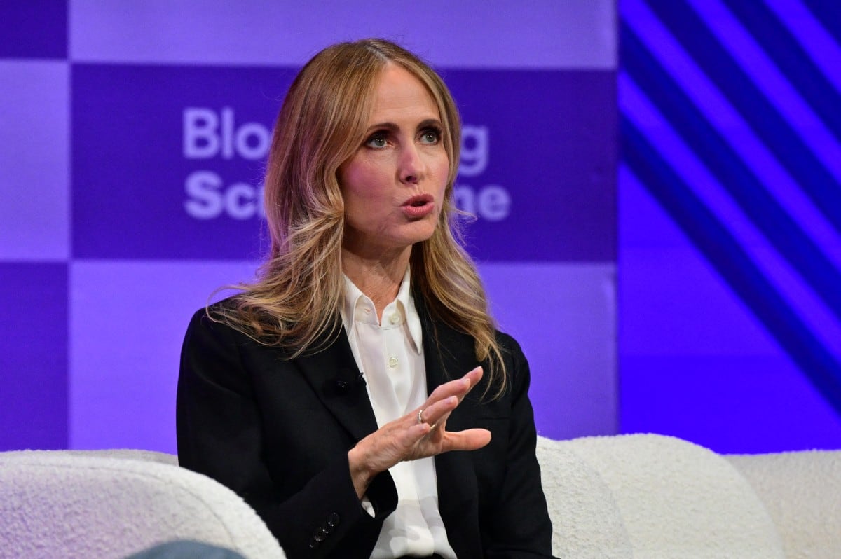 Dana Walden, presidenta y directora creativa de The Walt Disney Co., interviene durante la conferencia Bloomberg Screentime 2026 en Los Ángeles, California, el 1 de octubre de 2026. (Foto de Frederic J. Brown / AFP)