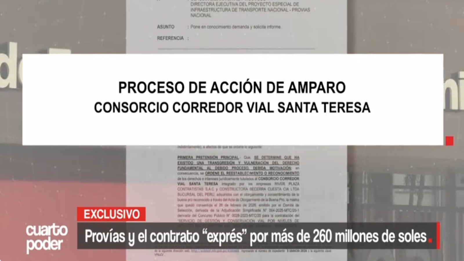 Provías anuló la buena pro al Consorcio Santa Teresa y, de manera rápida, firmó con Kabsa un contrato más caro por un corredor vial en Cusco. Foto: Cuarto Poder