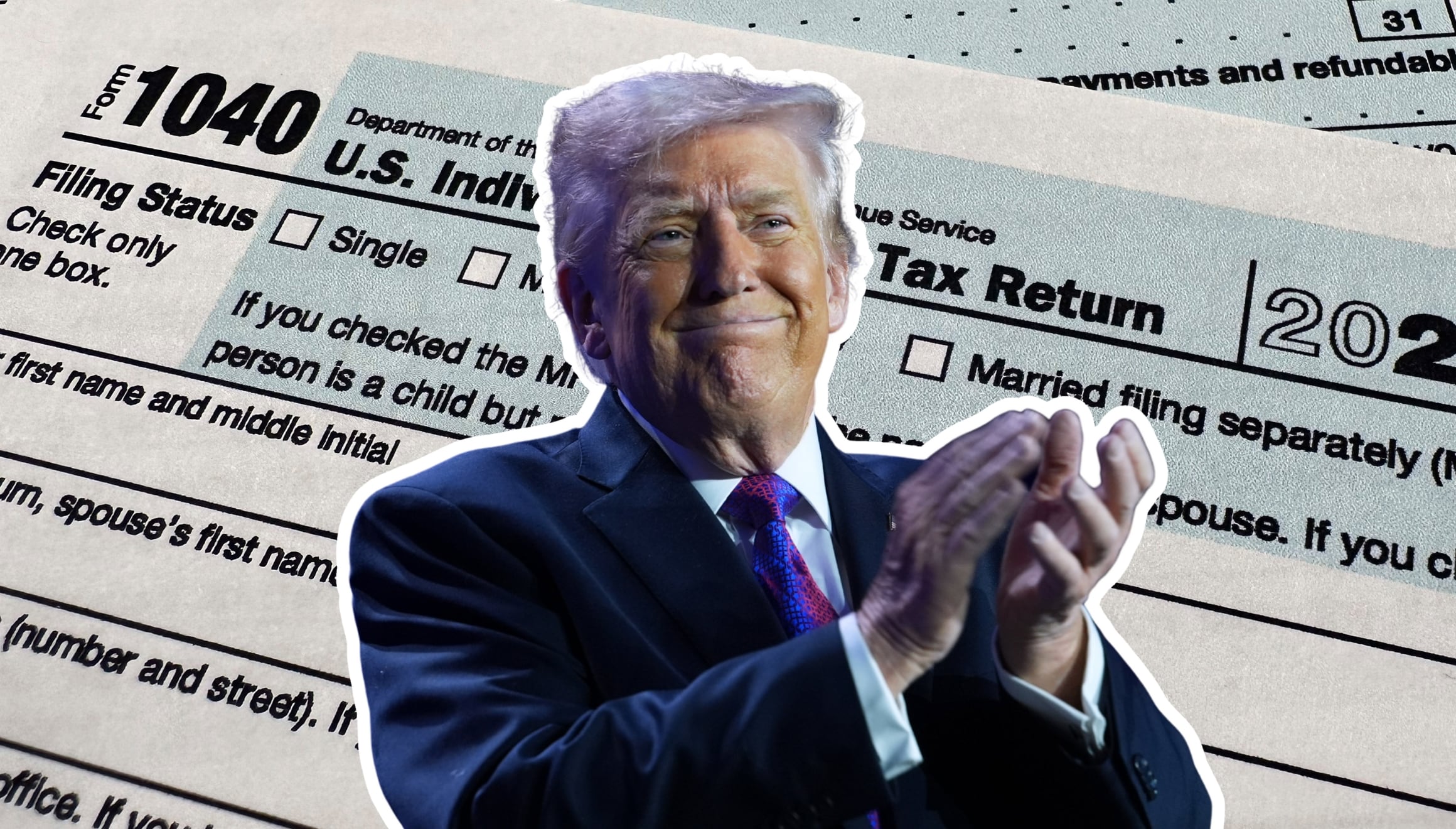 El presidente de Estados Unidos, Donald Trump, realizó varios cambios fiscales para la temporada de impuestos 2026 (Foto: AP / AP)