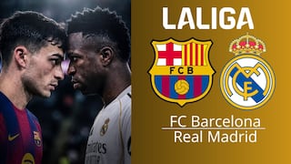 Canales TV para ver el clásico Real Madrid vs. FC Barcelona (0-2) por LaLiga 2026