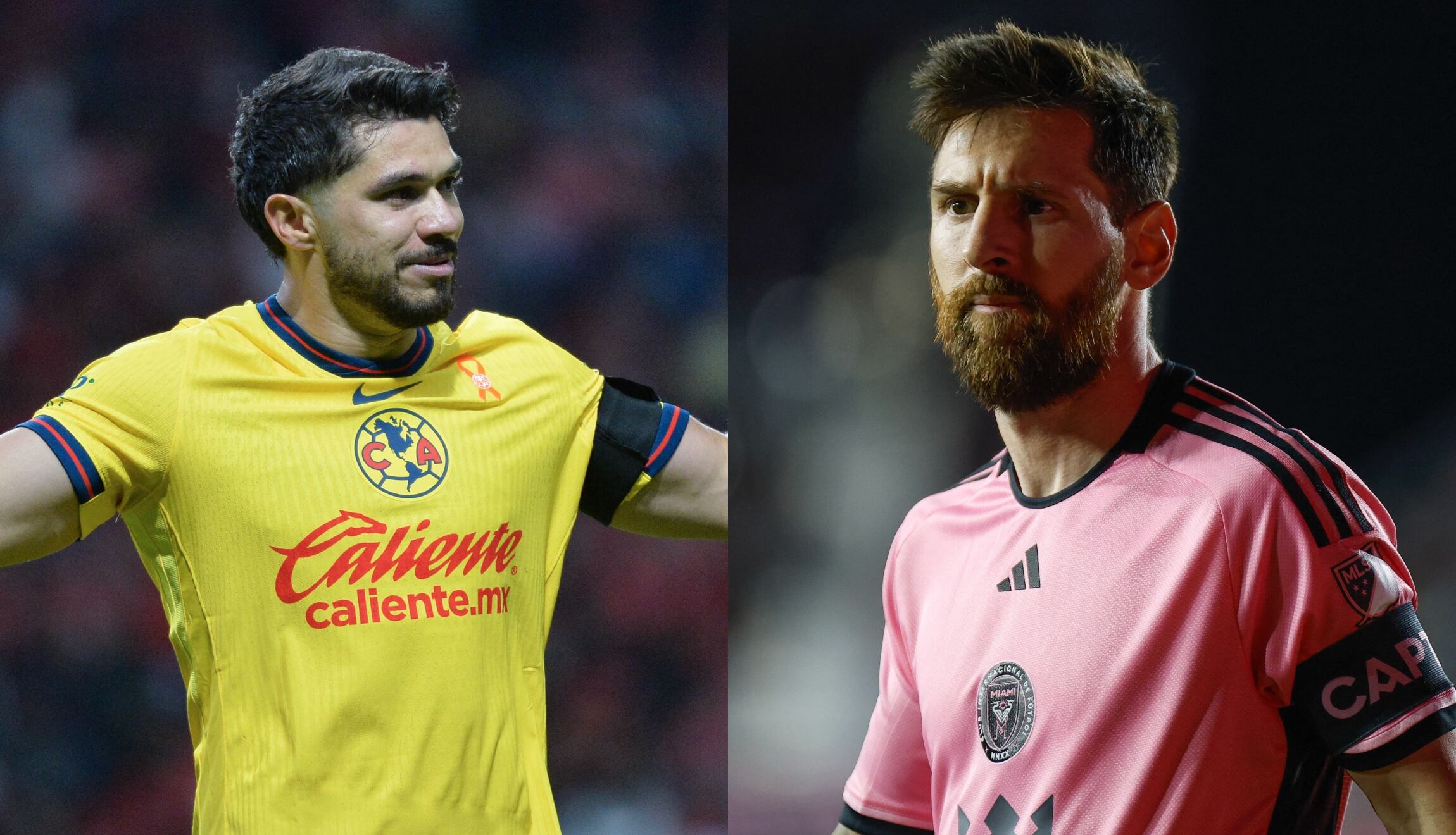 América e Inter Miami juegan este sábado 18 de enero en un partido amistoso que se disputará en Las Vegas. (Foto: AFP / Composición Mix)