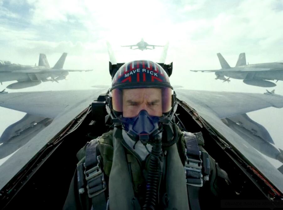 Las maniobras con aviones de "Top Gun: Maverick" no fueron realizadas con computadora, sino que fueron grabadas realmente (Foto: Paramount Pictures)