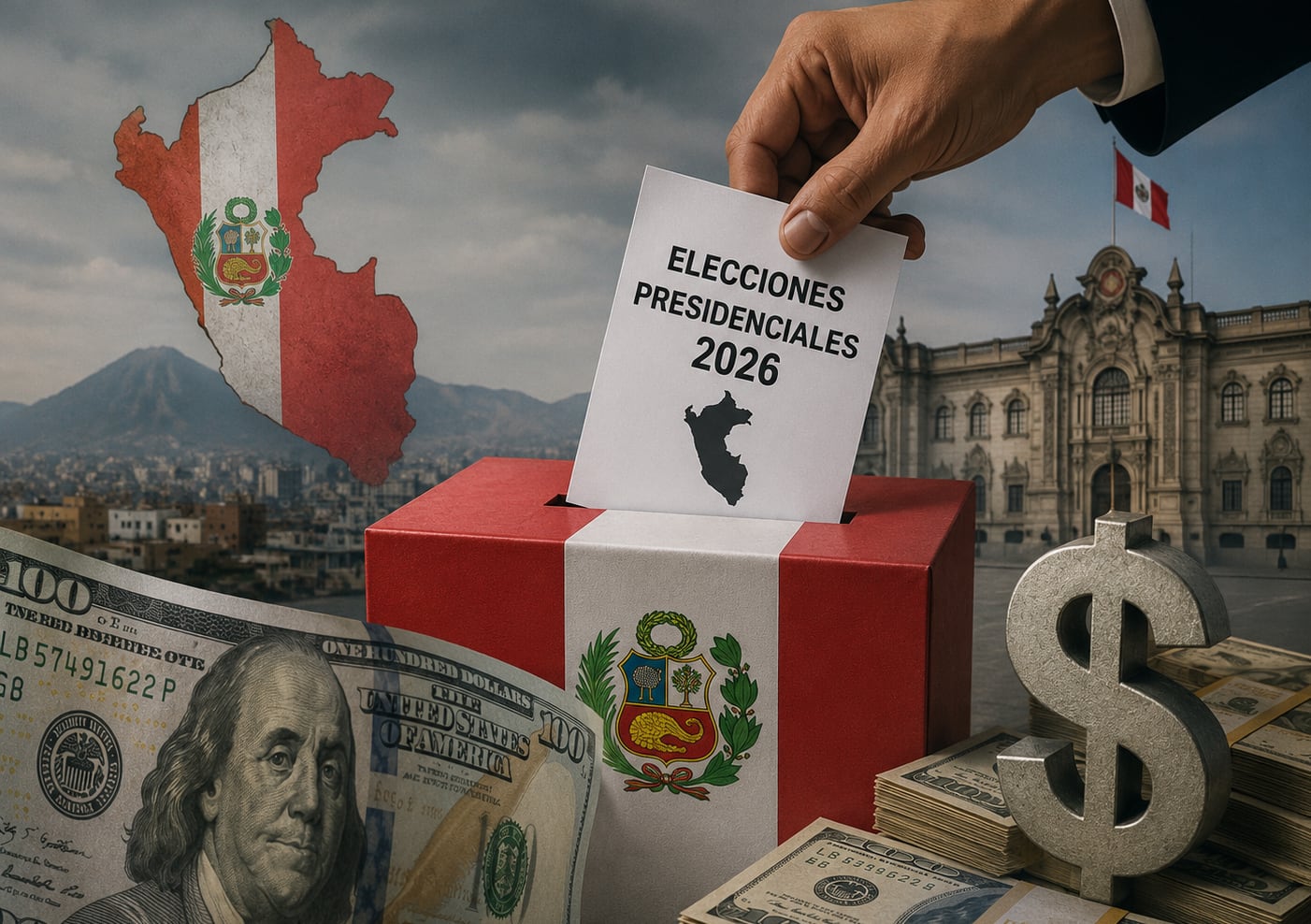 ¿Cómo se comporta el tipo de cambio a días de las Elecciones 2026? (Foto: Composición para Gestión.pe)