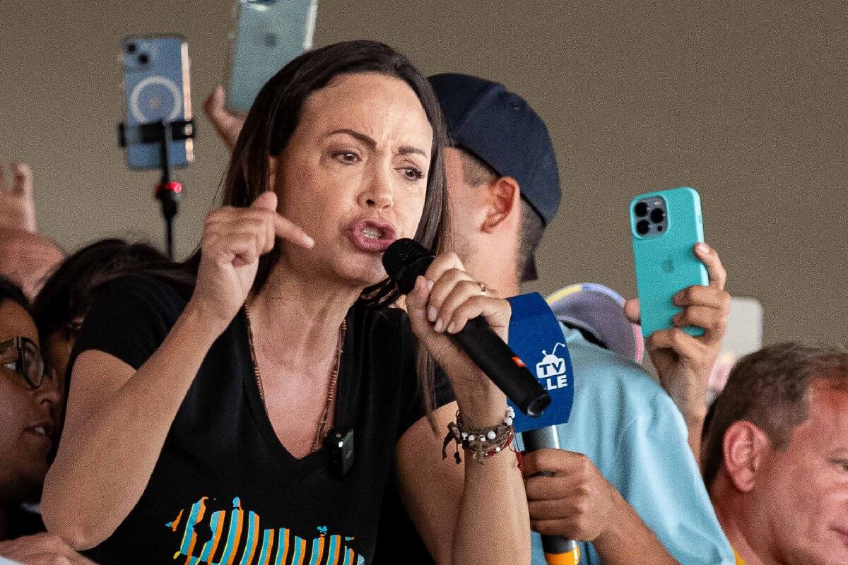 Maria Corina Machado rejects new elections and offers opposition records for review Maria Corina Machado rejects new elections and offers opposition records for review