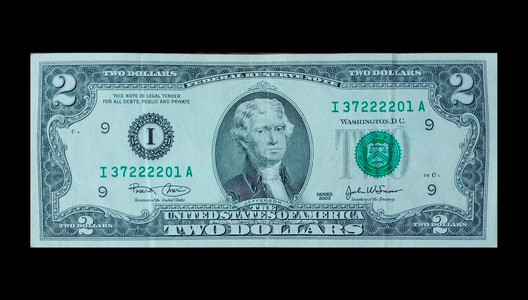 Por billetes de US$2 con un número de serie de dígitos binarios y una estrella al final podrían pagarte cientos de dólares (Foto: Pixabay)