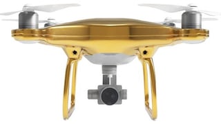 Conoce el lujoso dron bañado en oro de 24 quilates
