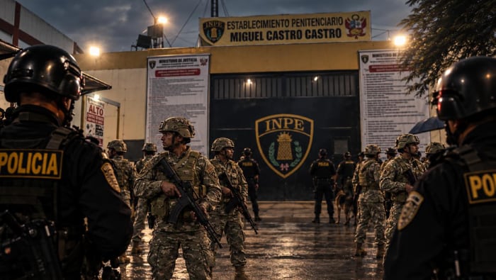 Los penales incluidos en la medida concentran cerca de la mitad de los internos vinculados a organizaciones criminales, según el Ejecutivo. Foto: Presidencia.