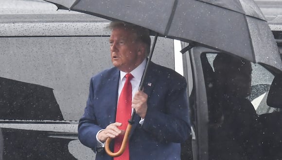 La acusación es la tercera en cuatro meses contra Trump. (Foto de OLIVIER DOULIERY / AFP)