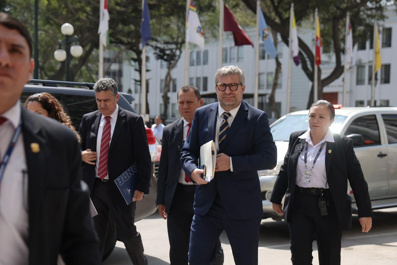 Piero Corvetto, jefe de la ONPE. Fotos: Joel Alonzo @ photo.gec