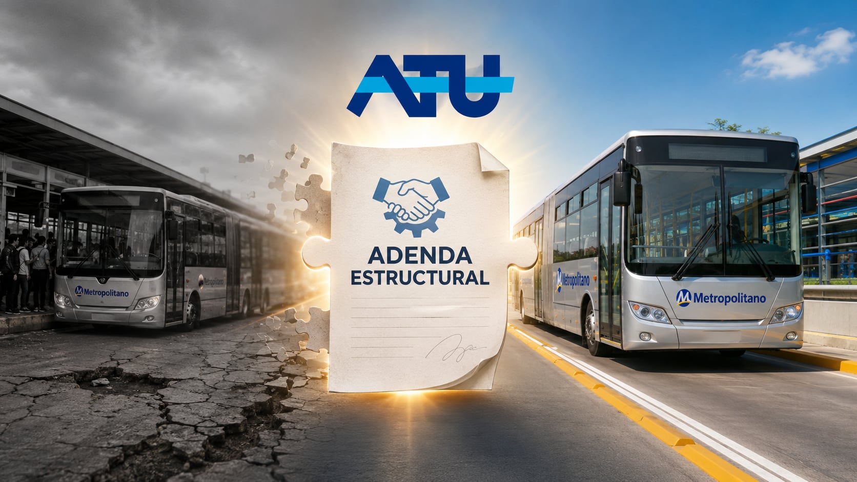 Según Transitemos, el 99% de la flota actual del Metropolitano ya superó su vida útil. Fotocomposición: Alessandro Azurín, ChatGPT, Diario Gestión.
