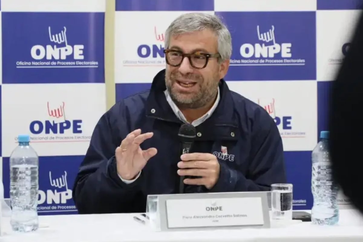 Jefe de la ONPE. Piero Corvetto. (Foto: Andina)